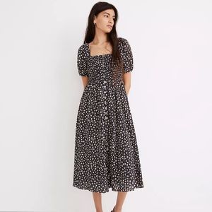 Madewell Lucie Smocked dress in Sweet Floral, medium